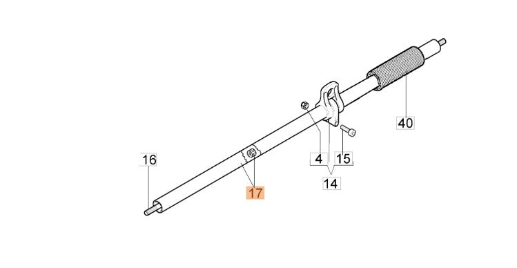 TUBO INTERNO PER DECESPUGLIATORE BC 320 OLEOMAC