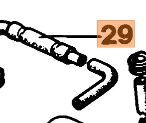 Tubo sfiato miscela ricambio per motosega 935 Oleomac