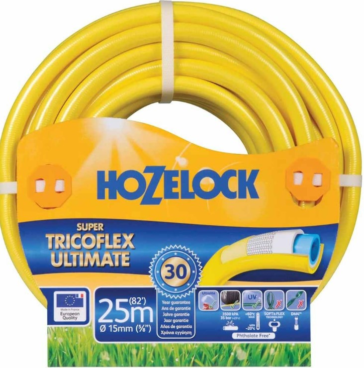 TUBO SUPER TRICOFLEX ULTIMATE DIAM.15 MM(5/8) MT.25 HOZELOCK