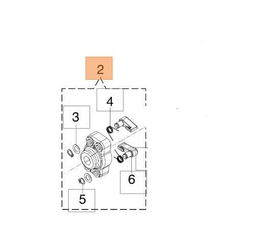 TRASCINATORE RICAMBIO PER DECESPUGLIATORE OLEOMAC BC380-420