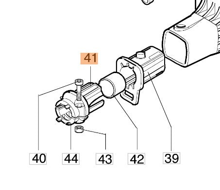 Tegolo diametro 28 ricambio per decespugliatore 746S/753S Oleomac