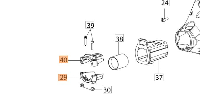 Tegolo diametro 32 ricambio decespugliatori Oleomac