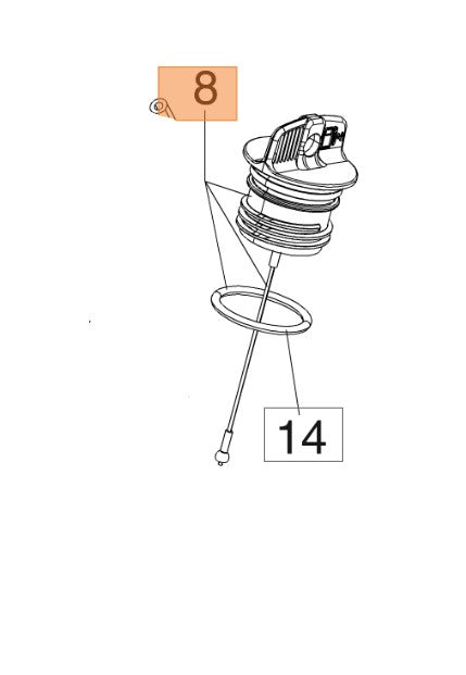 Tappo serbatoio ricambio per decespugliatore Oleomac BC350