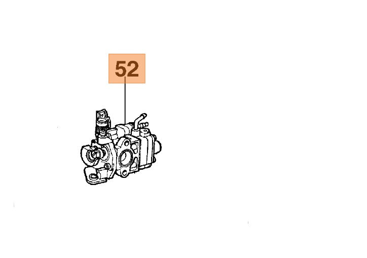 Carburatore ricambio per tagliasiepi HT27 Oleomac