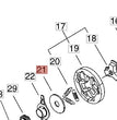 PIASTRA FRIZIONE ricambio PER MOTOSEGA TIPO 600 SX SHINDAIWA