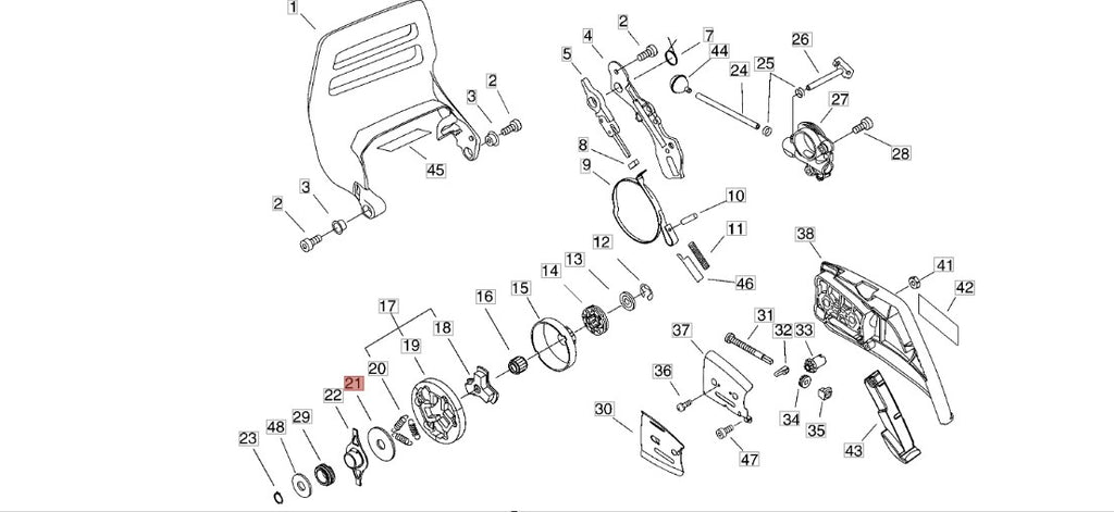 PIASTRA FRIZIONE ricambio PER MOTOSEGA TIPO 600 SX SHINDAIWA