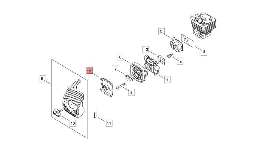 FILTRO ARIA RICAMBIO PER DECESPUGLIATORE T/AH 230 SHINDAIWA