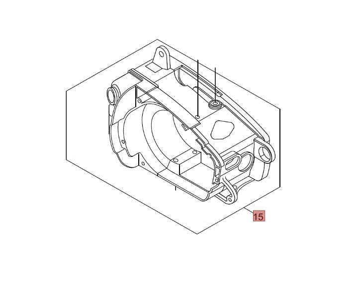 CARTER MOTORE PER MOTOSEGA 269 TS/280 TS SHINDAIWA