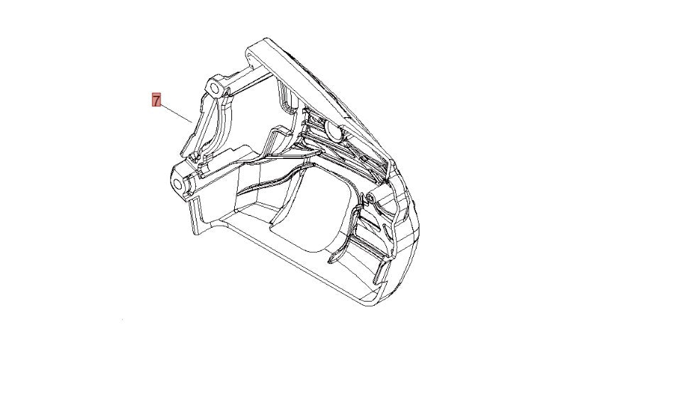 COPERCHIO MARMITTA RICAMBIO PER MOTOSEGA 251 SHINDAIWA