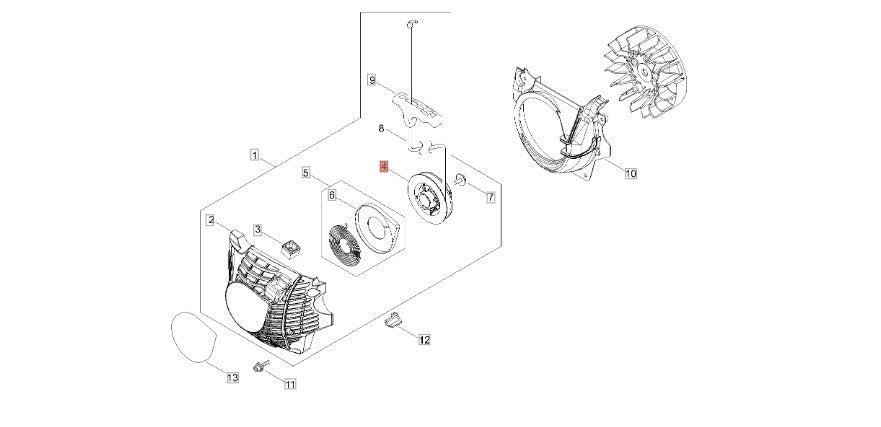 AVVOLGIFUNE PER MOTOSEGA TIPO 501 SX SHINDAIWA