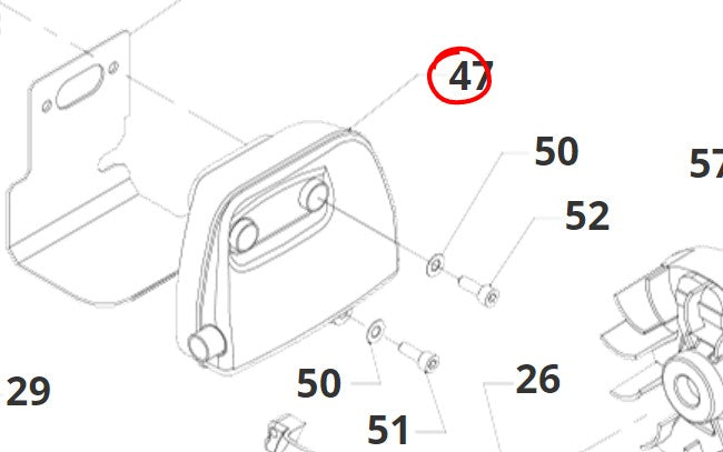MARMITTA N39/45/52 PER MODELLO RIGIDO BLUE BIRD