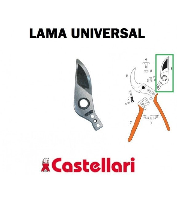 LAMA RICAMBIO PER FORBICE CASTELLARI UNIVERSAL