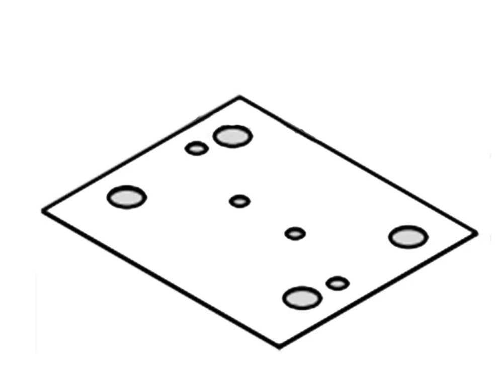 PIASTRA SCORRIMENTO PER PASTIGLIA ABBACCHIATORE LISAM
