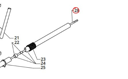 ALBERO TRASMISSIONE FLUTTUANTE RIGIDO C48 DECESPUGLIATORE BLUE BIRD