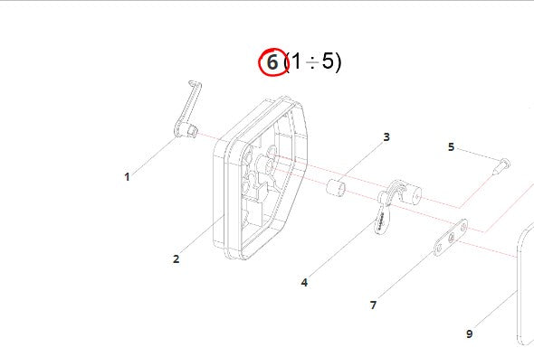 BASE FILTRO ARIA PER DECESPUGLIATORE P450 COMPLETO BLUE BIRD