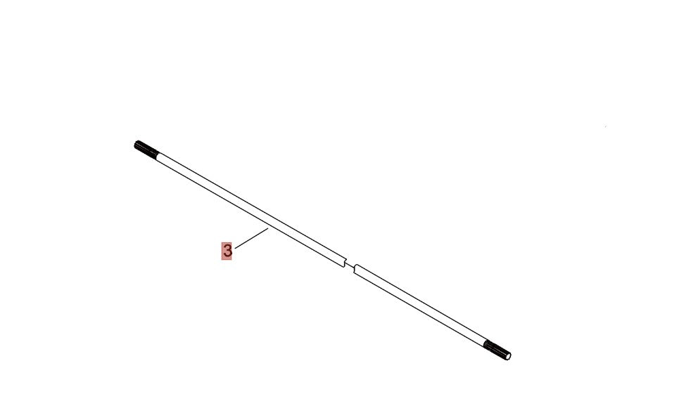 ASTA DI TRASMISSIONE RICAMBIO DECESPUGLIATORE SHINDAIWA B510/T410TS