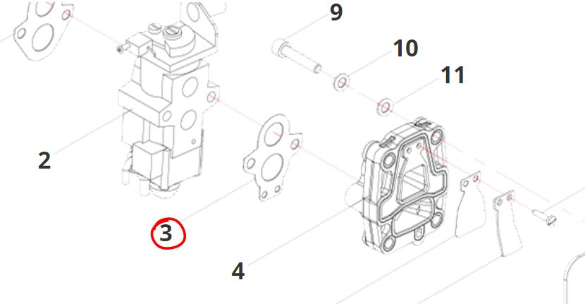 GUARNIZIONE CARBURATORE PER DECESPUGLIATORE P45/55/60E BLUE BIRD