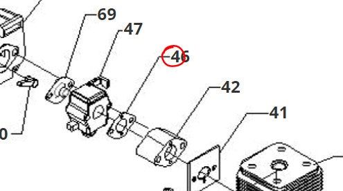 GUARNIZIONE CARBURATORE PER DECESPUGLIATORE M41/M47 BLUE BIRD