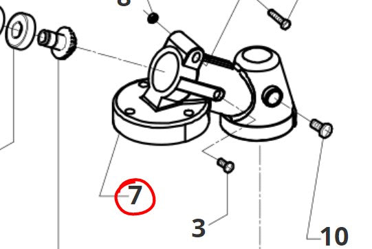 Cassa coppia conica per decespugliatore bbc 26 blue bird