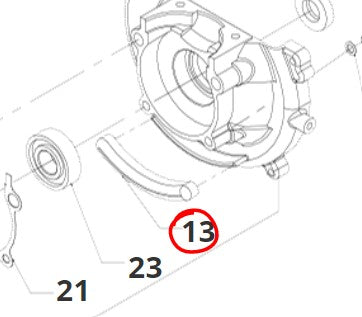 Gommino serbatoio N25/31 per decesp.P28/35 BLUE BIRD