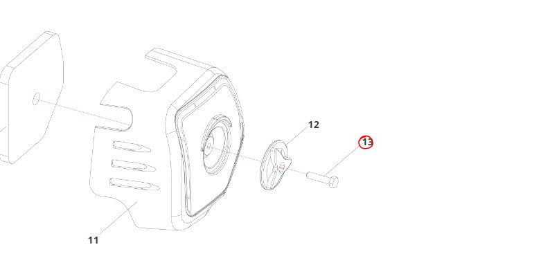 VITE TE M5X30 PER DECESPUGLIATORE/MOTOTRIVRELLA P45 BLUE BIRD