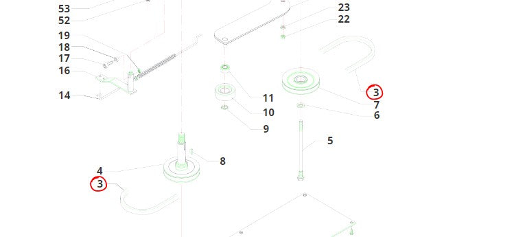 CINGHIA 48X470 6847 POWERETED PER DOMINO BLUE BIRD