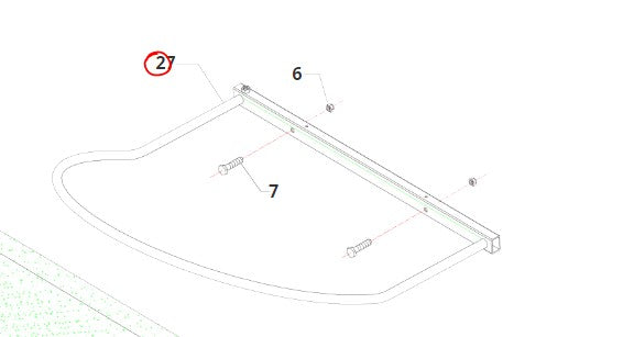 TELAIO PROTEZIONE ALH SUPER NERO 2011 PER DECESP.ALHAMBRA BLUE BIRD