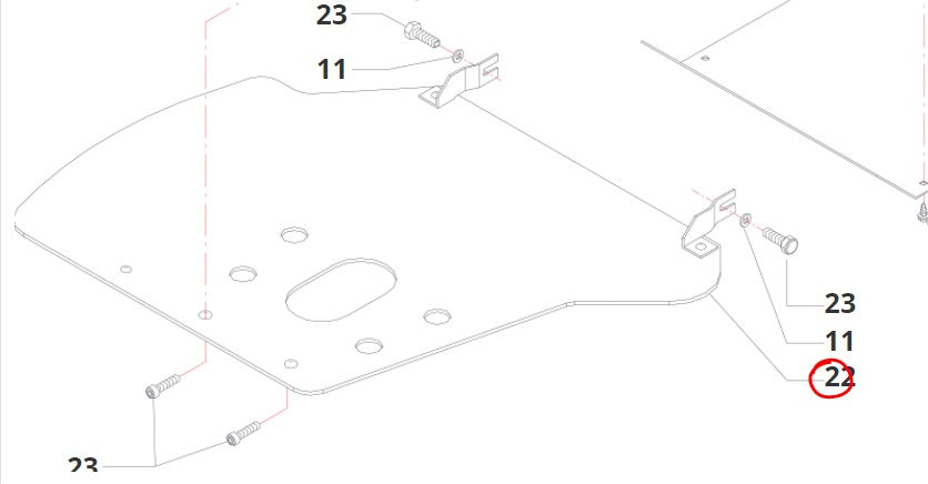 Copertura in plastica per decespugliatore Flo Blue Bird