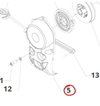 CARTER AVVIAMENTO RICAMBIO DECESPUGLIATORE 25/31/39/52 BLUE BIRD