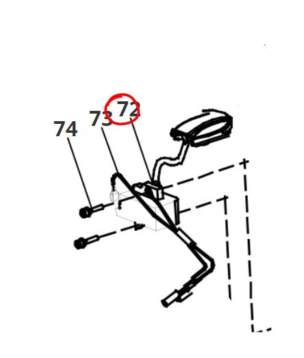 Bobina motore 1E40FN/C ricambio decespugliatore Blue Bird