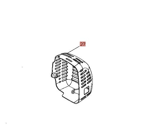 PROTEZIONE MARMITTA RICAMBIO DECESPUGLIATORE T3508/T450 SHINDAIWA