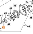 Lamierino ricambio per soffiatore BV162 Oleomac