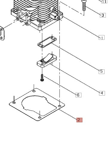 GUARNIZIONE CILINDRO PER SOFFIATORE EB8520 SHINDAIWA