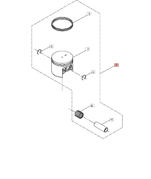 PISTONE PER SOFFIATORE EB8520 SHINDAIWA