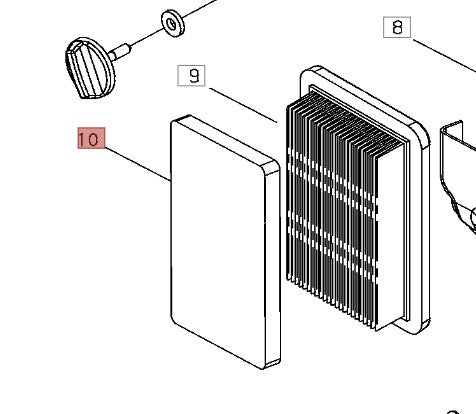 PREFILTRO RICAMBIO PER SOFFIATORE EB8520 RT SHINDAIWA SKRA226000540