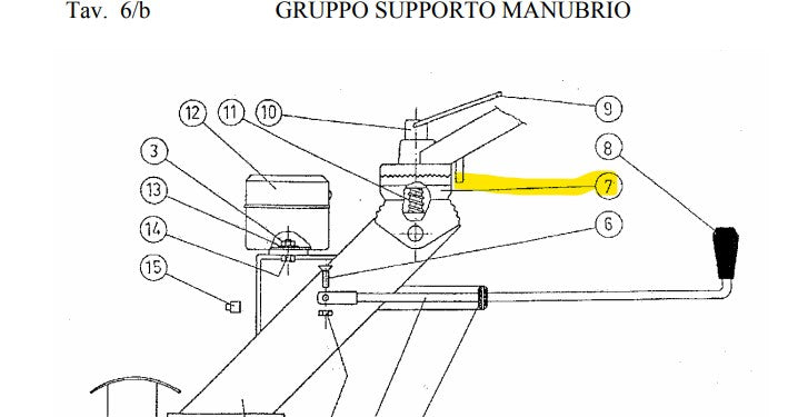 Supporto dentato zincato RL634/RL15 BENASSI