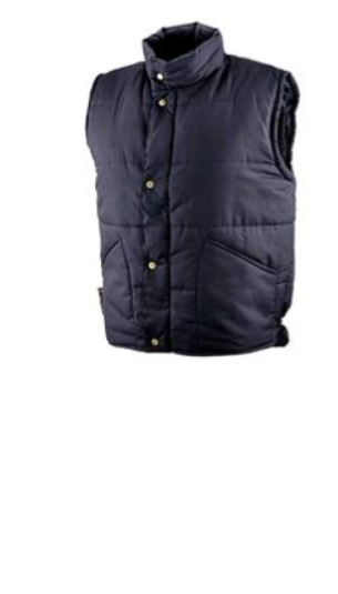 GILET BLU NOTTE GRENOBLE TG XL POLIESTERE 2 TASCHE ESTERNE+1 INTERNA