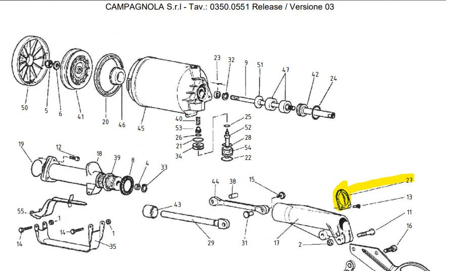 GUARNIZIONE PARAPOLVERE PER TRONCARAMI F6 CAMPAGNOLA