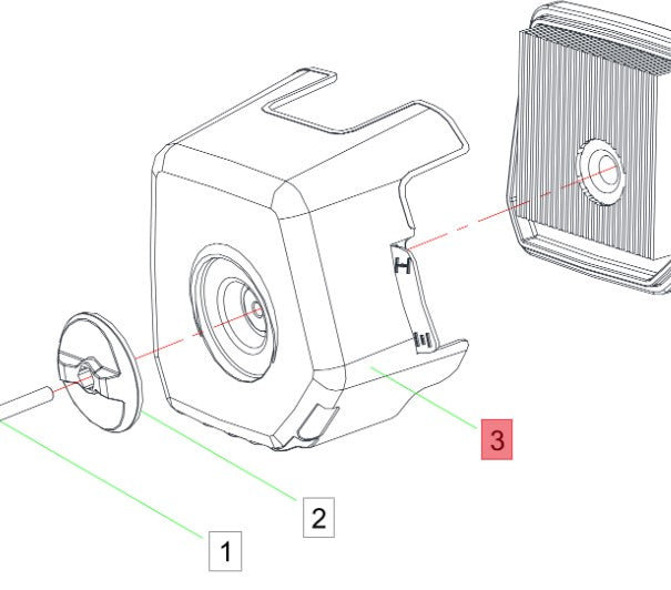 CUFFIA FILTRO MOTORE N61E EVO BLUE BIRD