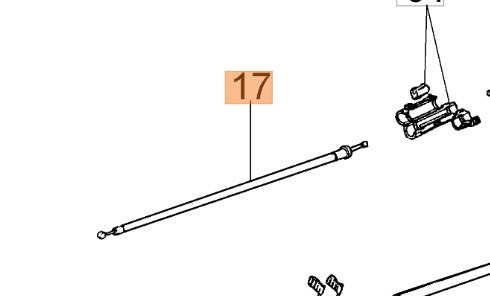 CAVO ACCELERATORE RICAMBIO OLEOMAC