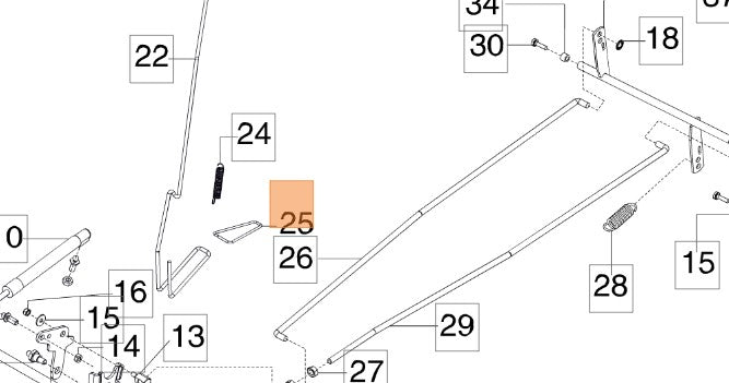 CINGHIA GUIDA RICAMBIO PER TRATTORINO OLEOMAC OM95/105