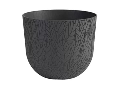 VASO LEAF MOOD GRIGIO FUMO CM.30