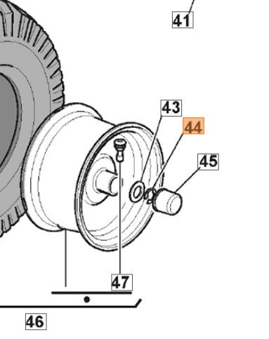 ANELLO RICAMBIO PER TRATTORINO OLEOMAC