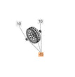 Ruota completa per rasaerba g44pk/tk/g48tk/pk g53 tk confort oleomac