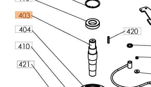 ALBERO COPPELLA PER SFALCIATUTTO WB52 VBR6 OLEOMAC