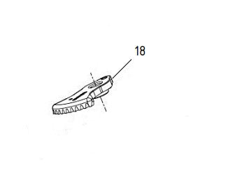 SETTORE DENTATO CON MAGNETE SPEEDY CAMPAGNOLA