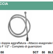 AGLAIA TUBO DOCCIA FLESSIBILE CM.150 ATTACCO CONICO TOP