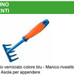 RASTRELLO A MANO 5 DENTI MANICO ANTISCIVOLO IL CAMPO