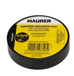 NASTRO ISOLANTE PVC NERO MAURER 25MTX19MM SP 0.15MM