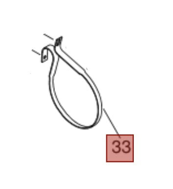 FASCETTA FRENO MOTOSEGA 360TS/362TS SHINDAIWA